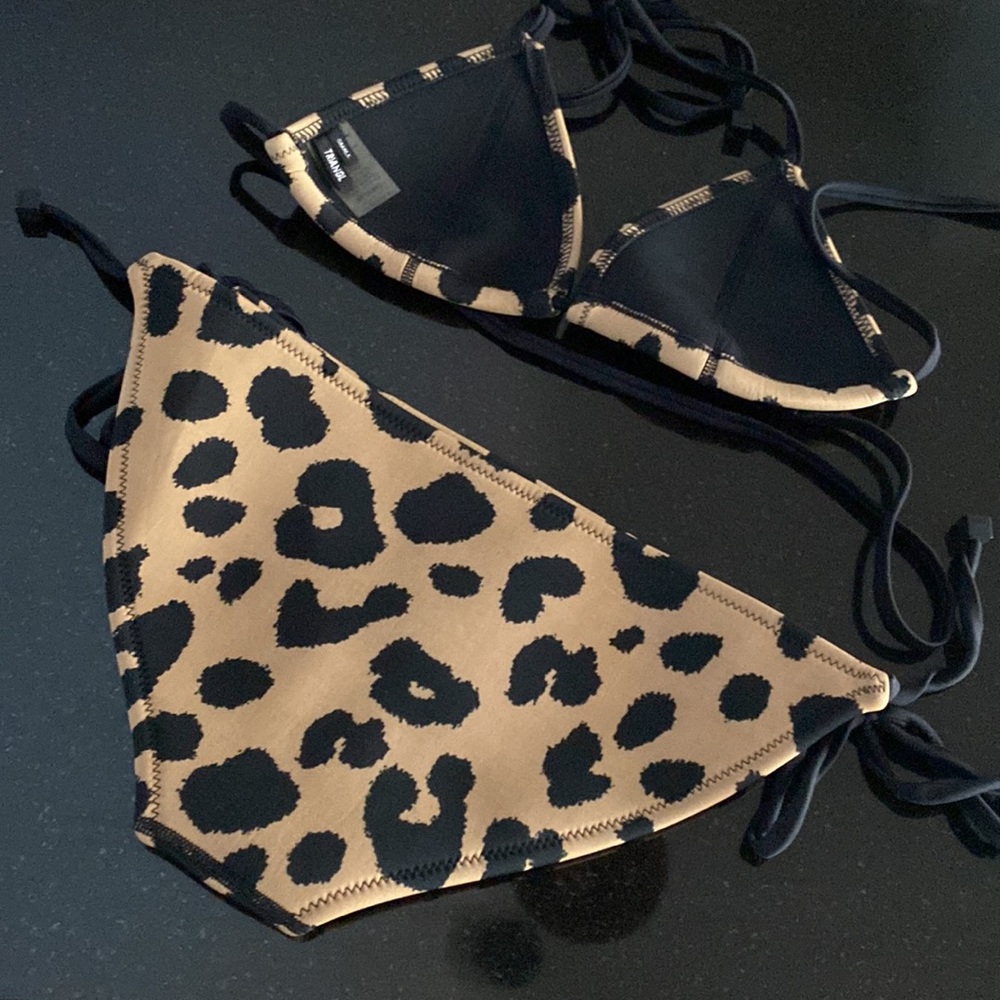 TRIANGL BIKINI SWIMWEAR - INDY LILY LEOPARD Neoprene |Size Small - Picture 10 of 13